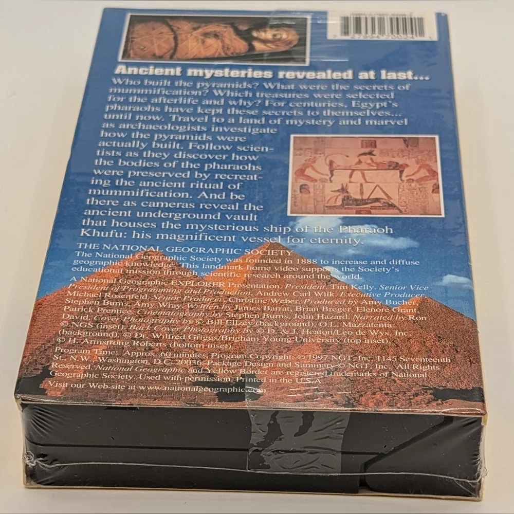 National Geographic Video - Egypt: Secrets of the Pharaohs VHS ( NEW )